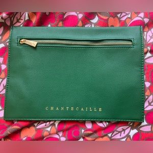 Chantecaille Cosmetics Bag/Clutch in Green